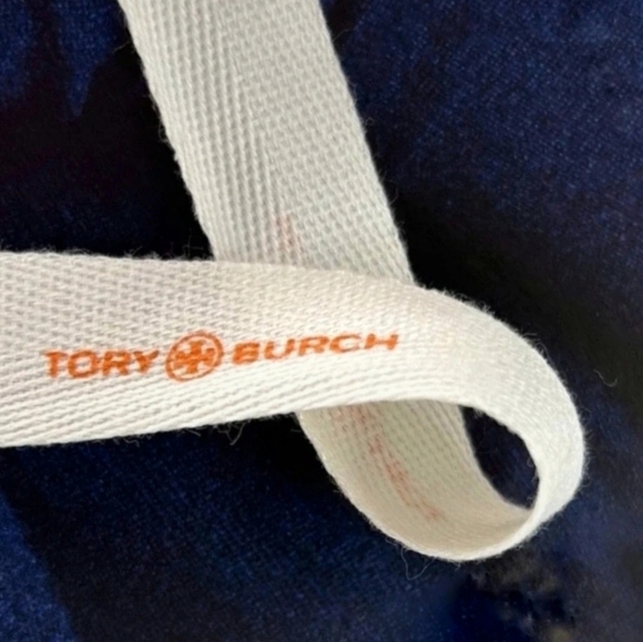 Tory Burch Authentic Designer Ribbon, 1 Yard Section, Luxurious Soft Mohair Silk - Picture 3 of 3
